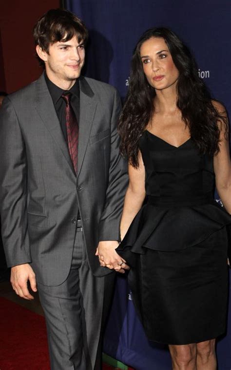 Demi Moore And Ashton Kutcher At The 18th Annual A Night At Sardi S