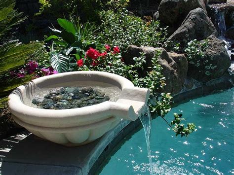 Scupper Bowls In 2020 Garden Fountains Pool Water Features Swimming