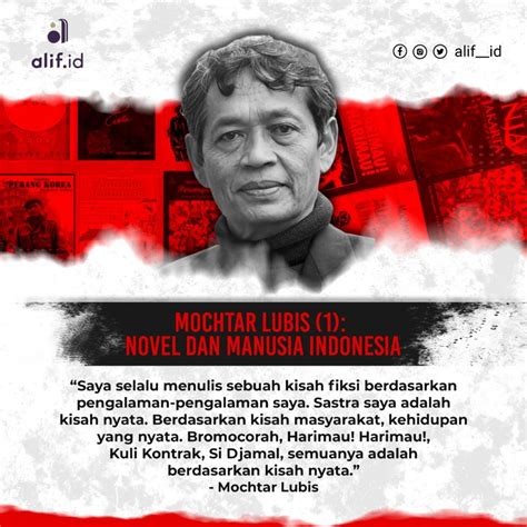 Mochtar Lubis 1 Novel Dan Manusia Indonesia Alifid