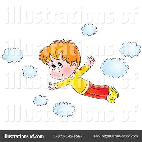 Flying Boy Cartoon