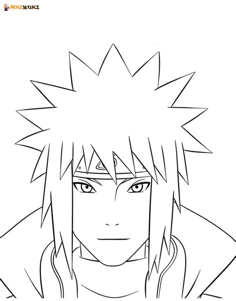 Coloriages Minato Namikaze Coloriages à Imprimer