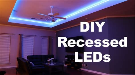 How To Install Led Strip Lights Around Ceiling