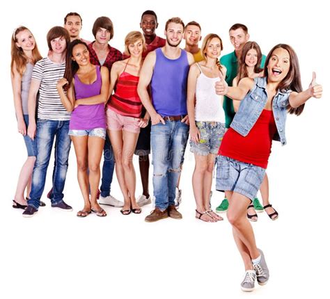 Personnes De Groupe Image Stock Image Du Superbe Racial 32199411