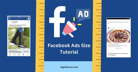 Facebook Ads Size The Ultimate Guide Digitalacce