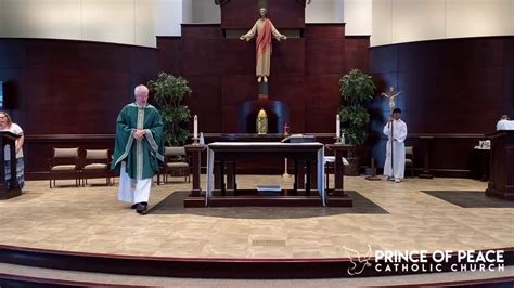 Live From Prince Of Peace Catholic Church Hoover Al Youtube