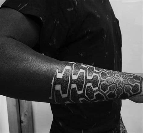 60 Blackout Tattoo Sleeve Designs For Men Solid Black Ink Ideas
