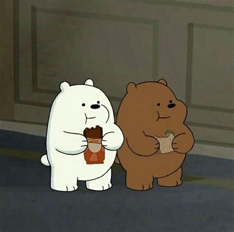 Pin by kirsten y.r on pfp | we bare bears wallpapers, bear. Food is life. | We bare bears wallpapers