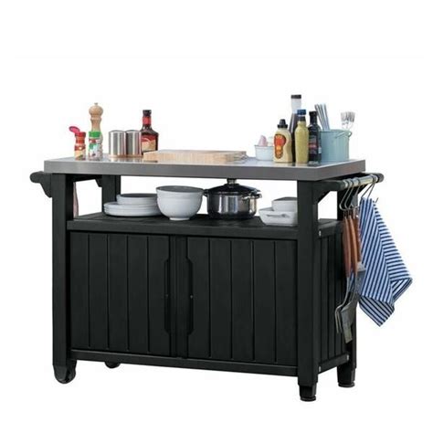 Keter Unity Xl Storage Buffet Bbq Table Furniture And Home Décor Fortytwo