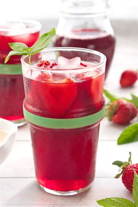 Strawberry Honey Hibiscus Iced Tea Recipe Cookme Recipes
