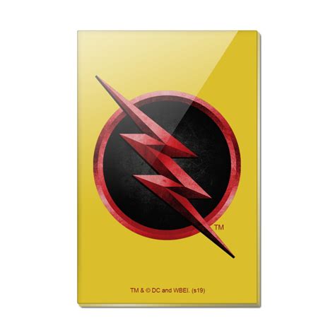 The Flash Tv Series Reverse Flash Logo Rectangle Acrylic