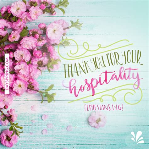 What is a good thank you gift for hospitality. Thank You For Your Hospitality | Ecards | DaySpring