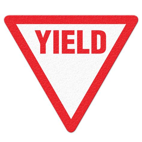 Yield Floor Sign Incom Manufacturing