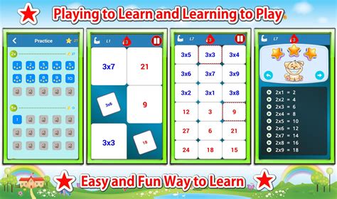 You don't see them as tables, but as part of bigger mathematical problems. Multiplication Tables Challenge for Android - APK Download