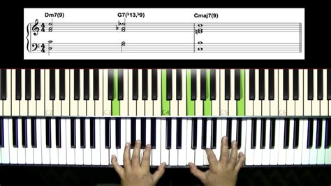 Piano Chord Patterns Ii Valt I 3rd 5th Stack Chord Voicings Youtube