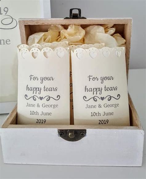 Wedding Favours Wedding Tissues Happy Tears Wedding Tissues Etsy