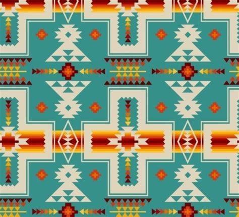 Tucson Aztec South Western Tribal Native Cotton Fabric By Elizabeths