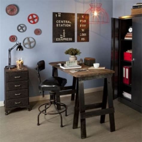 Industrial Chic Home Office Check Out The Great Diy Projects Used To
