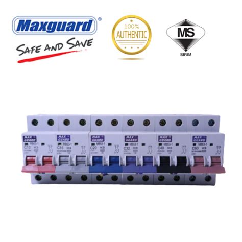 Alt Tech Electrical Maxguard Genuine 2 Pole 6ka Miniature Circuit