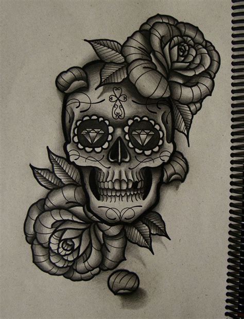 Skull And Roses Tattoos Yahoo Image Search Results Skull Rose Tattoos
