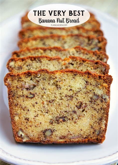 This is the best banana bread recipe ever that is easy to make, super moist and bursting with banana flavor! The Very Best Banana Nut Bread - CRAZY good! butter, sugar ...