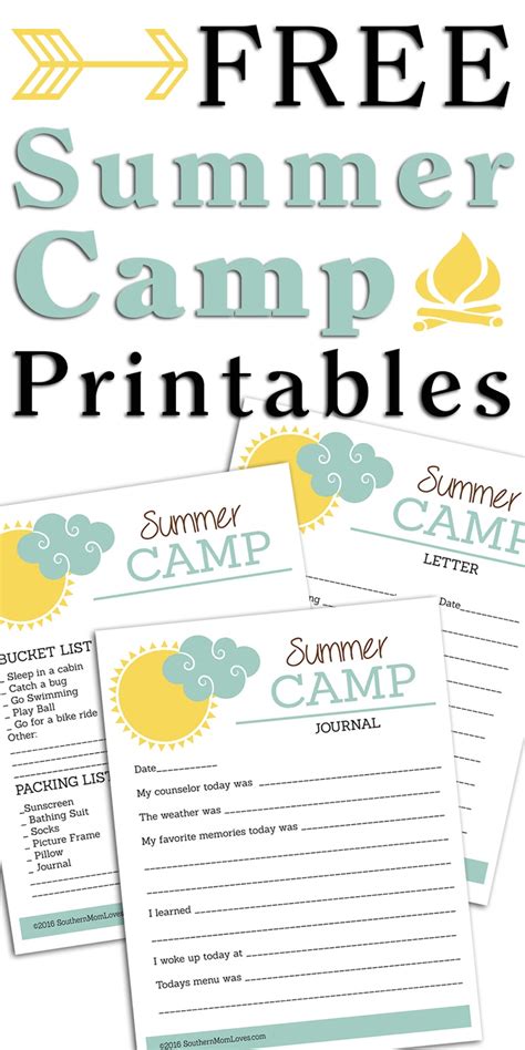 Southern Mom Loves Free Summer Camp Printables For Kids