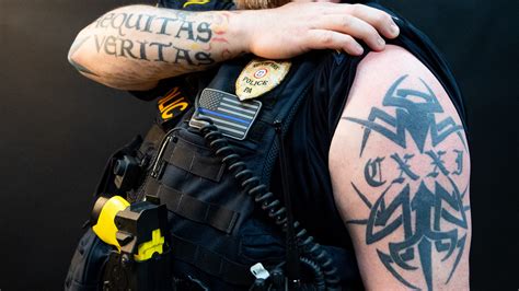 Police Tattoos Ink Helps Officers Connect With Community They Serve