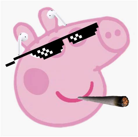 Mlg Peppa Peppa Pig Meme Faces Hd Png Download Kindpng