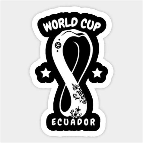 Ecuador World Cup 2022qatar World Cup 2022 Ecuodor Flag Sticker