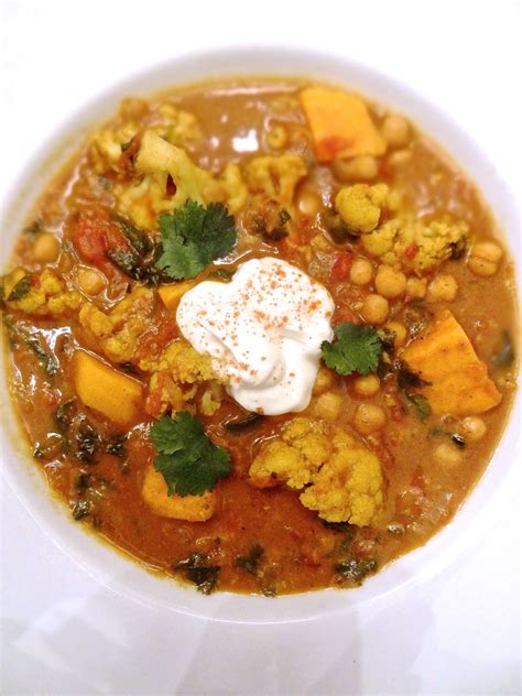 Scrumpdillyicious Chickpea Cauliflower Curry With Sweet Potato