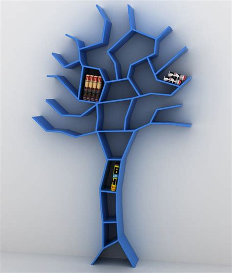 Prefect Design Of Tree Shaped Bookshelf Homesfeed