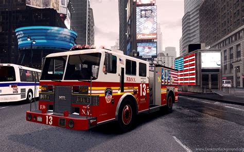 Fdny Fire Trucks Gta4 Grand Theft Auto 4 Car Mods Desktop