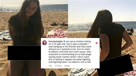 Kenzie Responds To Backlash From Mom Over Leaked Inappropriate Photos