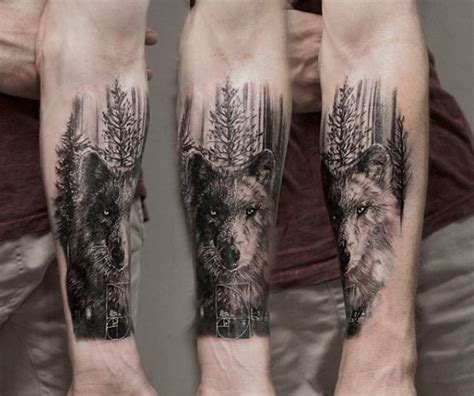 Forest mushrooms & flowers saturn & galaxy space tattoo saturn & galaxy space tattoo we are infinite we are infinite bullfinch in autumn. Realism style black and white forearm tattoo of wolf in ...