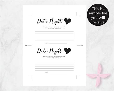 Printable Date Night Cards