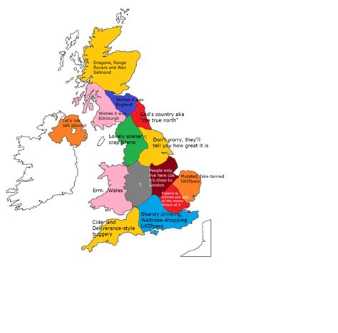 How North Londoners View The Rest Of The Uk Or Why The Rest Of The Imaginary Maps Map North