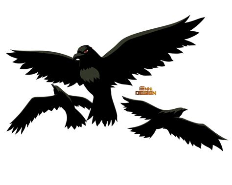 Naruto Shippudenitachis Crows By Iennidesign On Deviantart