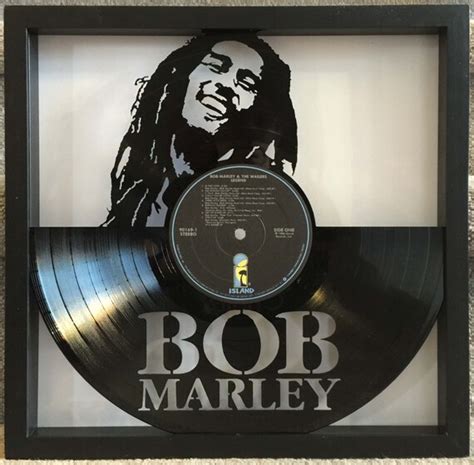 Bob Marley Legend Cut Framed Vinyl Lp Record Art