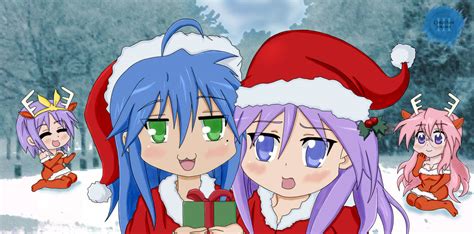 Lucky Star Together At Christmas By Christianstrange3 On Deviantart
