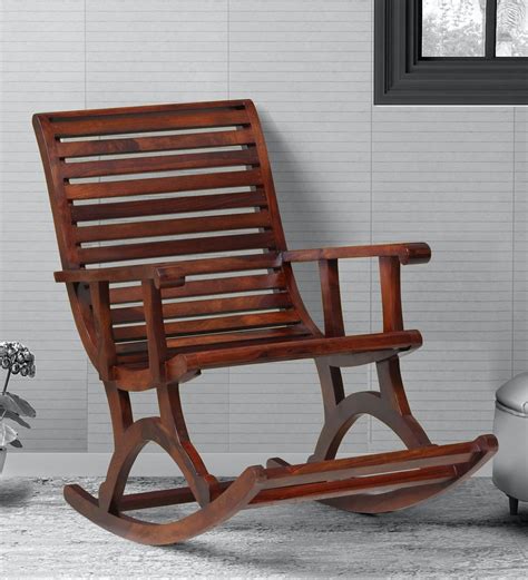 Buy Wellesley Sheesham Wood Rocking Chair In Scratch Resistant Honey