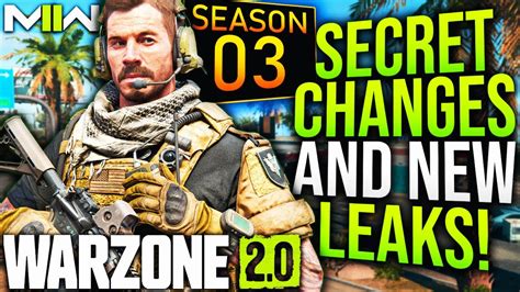 Warzone 2 New Season 3 Content Update Leaks Secret Gameplay Changes