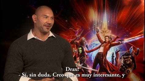 Guardianes De La Galaxia Vol 2 Entrevista Exclusiva A Dave Bautista Youtube