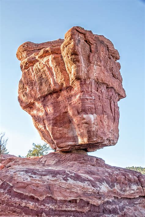 Balanced Rock In Garden Of The Gods Colorado Springs Photograph By