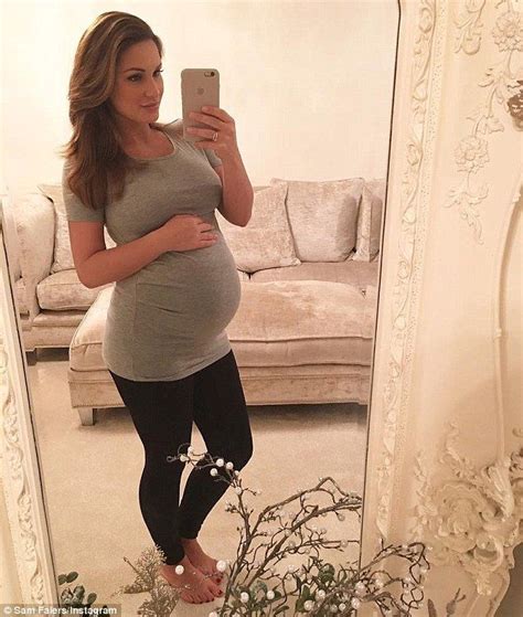 Pregnant Sam Faiers Looks Ready To Pop In Skin Tight Maternity Wear