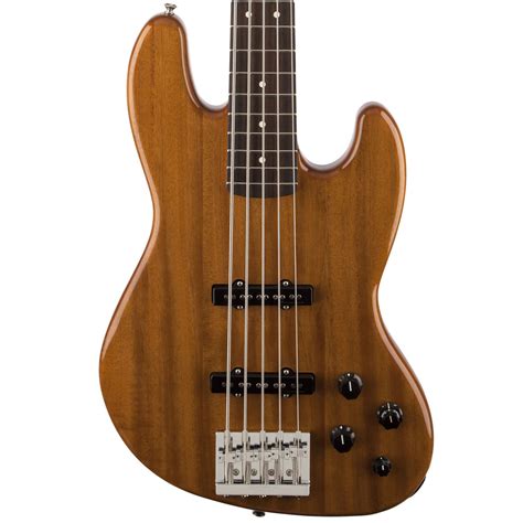 Fender Deluxe Active Jazz Bass® V 5 String Bass Ocume Natural En