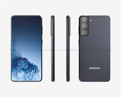 삼성전자가 15일 '삼성 갤럭시 언팩 2021(samsung galaxy unpacked 2021: 삼성 갤럭시 S21의 유출된 렌더링은 평면 화면과 새로운 카메라 ...