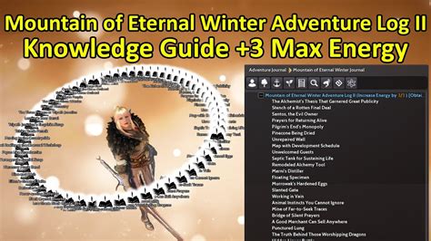 Mountain Of Eternal Winter Adventure Log Ii Knowledge Guide Max