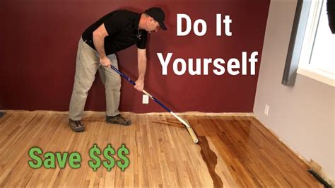 How To Sand Refinish Hardwood Floors Youtube