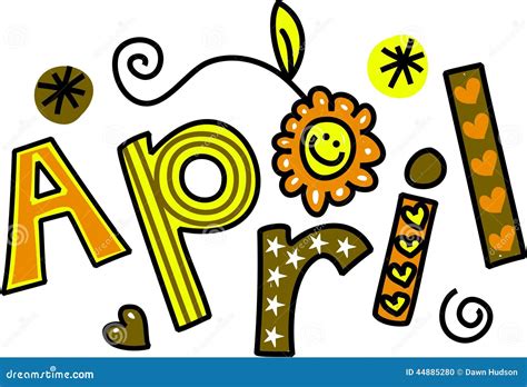 April Stock Illustrations 123355 April Stock Illustrations Vectors