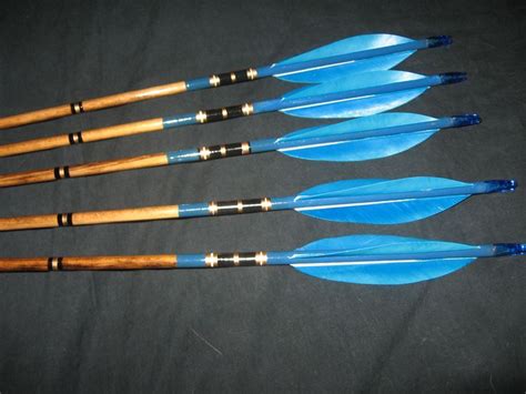An Early Set Of Cedar Arrows I Made Wood Arrow Arrow Traditional