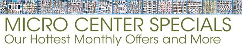 Micro center tech support shows you how to create a micro center insider account. Micro Center Specials - Our hottest monthly offers and more